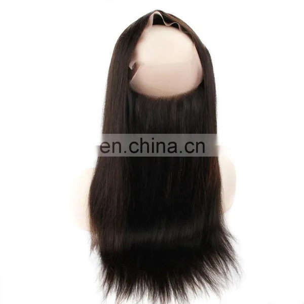 Wholesale Virgin Hair Vendors Lace Frontal With 360 Lace Band Virgin Human Hair Pre Plucked 360 Lace Frontal Closure photo-2