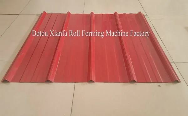 IBR Double Galvanized Roofing Sheet Roll Forming Machine photo-5