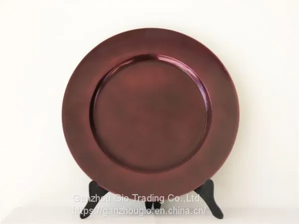 Plastic Charger Plate,christmas Decoration Plate Charger Plate Made in China YF-60015 photo-5