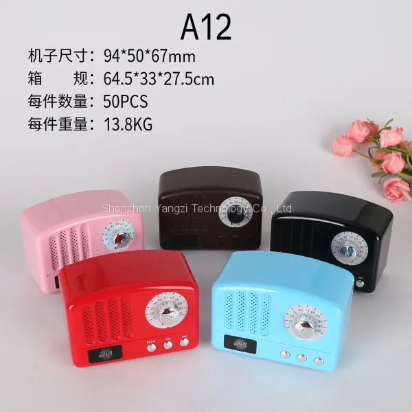 2019 New Wireless Bluetooth Speaker A12 Chinese Retro Style Bluetooth Speaker photo-5