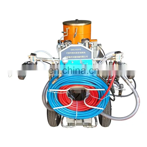 Cold Plastic Paint Two Components Road Marking Machine photo-2