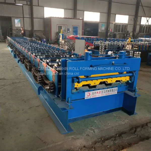 Steel Floor Decking Sheet Cold Roll Forming Making Machine photo-4