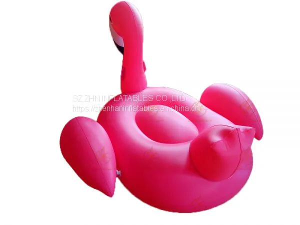 L190CM*H120CM High Quality Adult Mount Floating Bed Inflatable Flamingo Floating Row photo-3