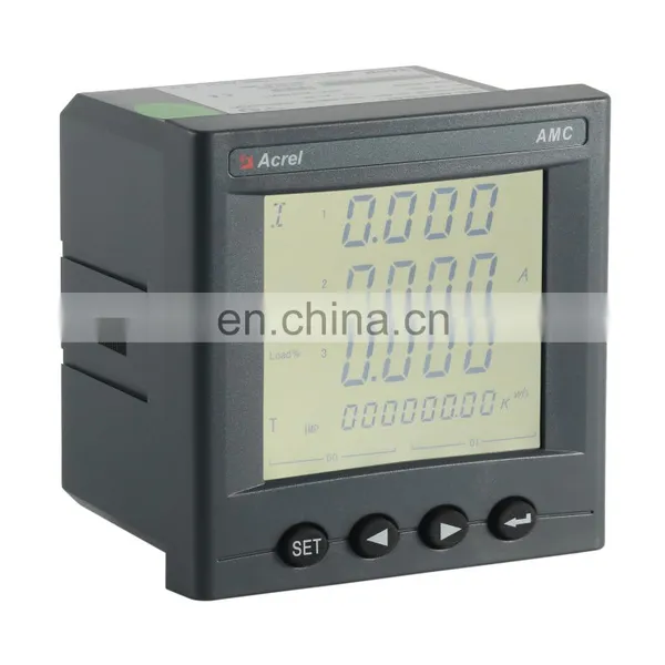 Acrel 300286.SZ AMC96-E4/KC 3P3W 3P4W Multifunction Harmonic Energy Meter With CE Approval photo-2