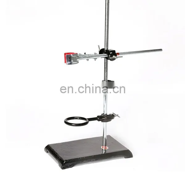 Physics Lab Ring Retort Stand With Clamp Clip/ Iron Ring Support Retort Stand photo-4