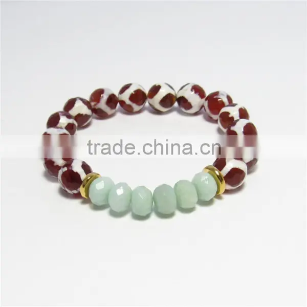 FULL-0313 Wholesale Crystal Stretch Bracelets From China Jade Bracelet photo-3