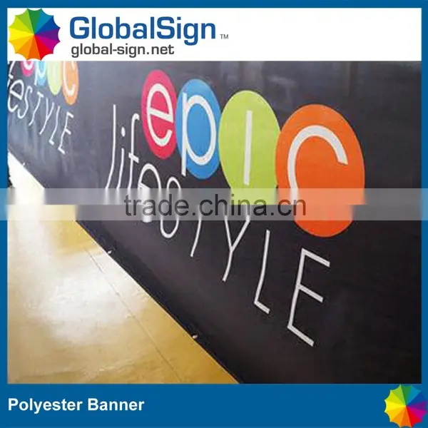 Advertising Knitted Polyester Banners With Pockets photo-6