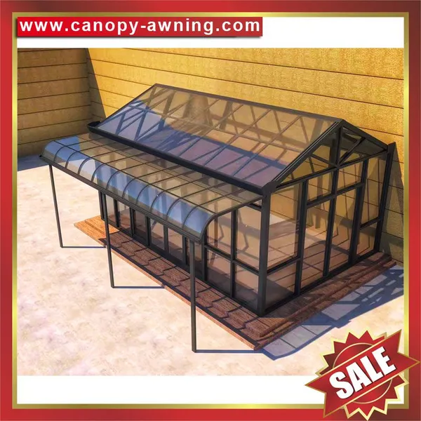 Outdoor Metal Alu Aluminum Sunroom,garden Glass Sun House Room Project,excellent Aluminium Framework,super Durable! photo-2