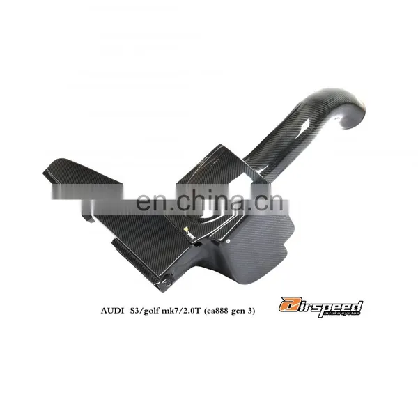 Full-dry Carbon Fiber Process Car Air Intake System Modified Kit for S3 Golf MK7 TT 2.0T EA888 GEN3 photo-2