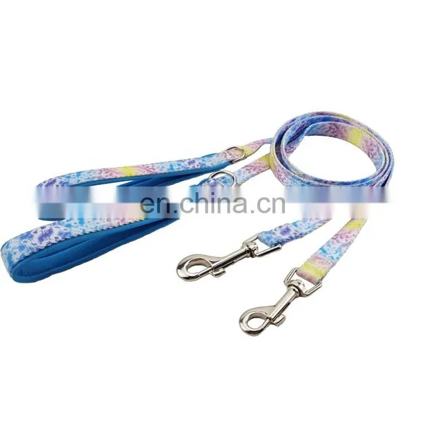 Pretty Pattern Dog Leash Custom Pet Leash Neoprene Handle Leash photo-2