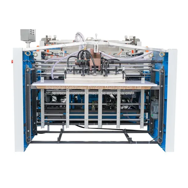 Full Automatic High Speed Stop Cylinder Silk Screen Printing Machine For Plastic photo-4