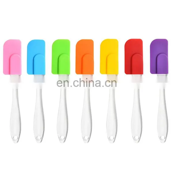 Easy to Clean and Reusable Silicone Spatula With Plastic Handle photo-2