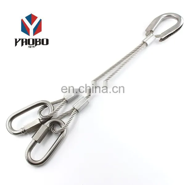 Solid Reputation For Lots Of Keys Rings Clasps Screw Locking Wire Cable Key Ring photo-3