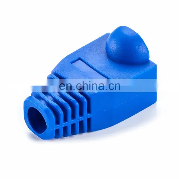 Multiple Colour Network Cat5E Cat6 Cat7 Cable Sheath Rj45 Connector Rubber Boots photo-5