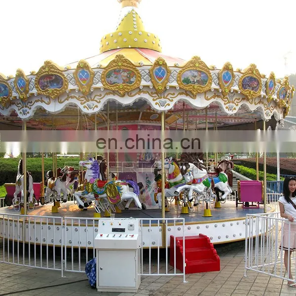 Amusement Musical Carousel Merry go Round Kids Horses Rides photo-4