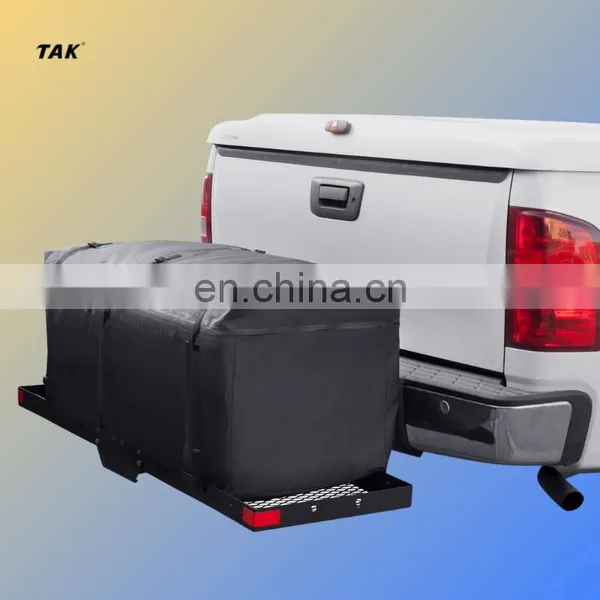 11.5 Cub.ft. Expandable100% Waterproof Hitch Rack Mount Cargo Carrier Bag Hitch Cargo Bag for Suv Car