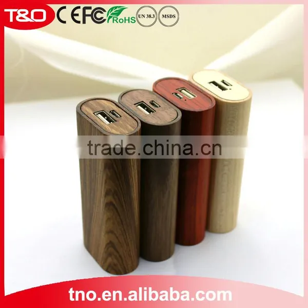2016 Newest Product Portable Wooden Power Bank Charger 5200mAh photo-4