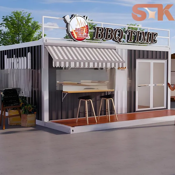 SXKON Milk Tea Shop Creative Container Mobile House photo-5