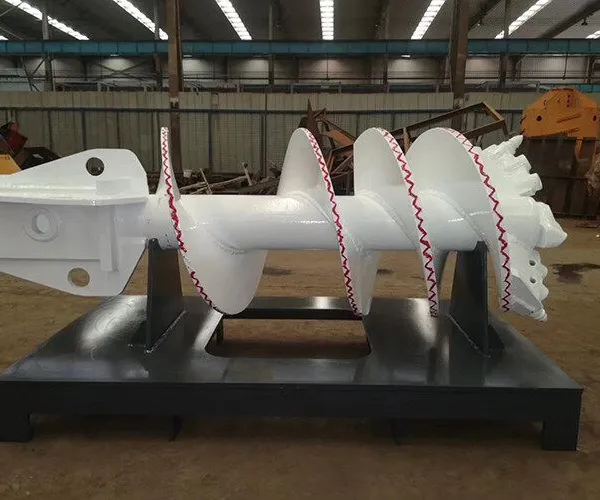 Hydraulic Rotating Auger Clay Rock Sand Auger Drilling with Rock Tungsten Bit