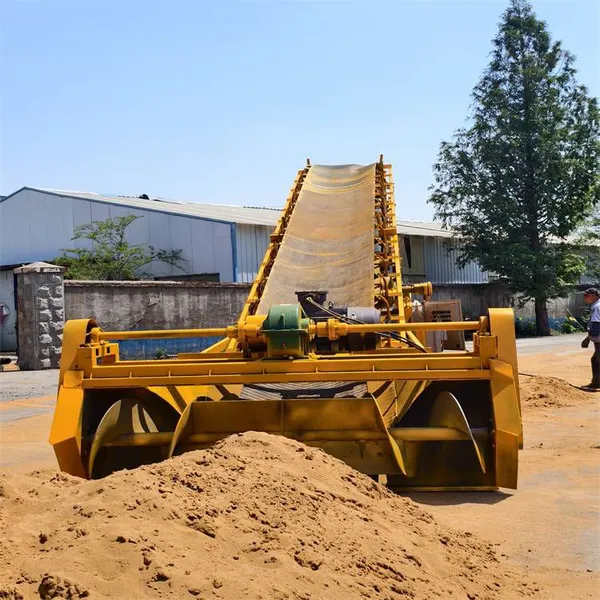Automatic Feeding Machine for Open-air Sand Yard, Wireless Remote-controlled Reclaimer, Crawler-mounted Slag Scraper photo-4