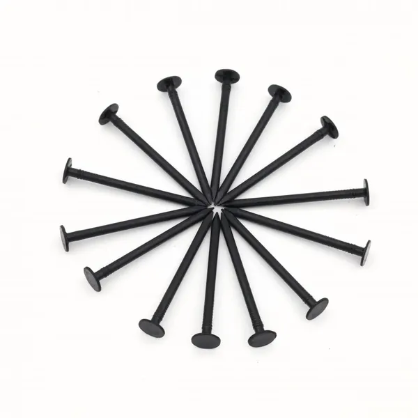 Straight Shank Black Nails Custom Sizes and Packaging Available photo-5