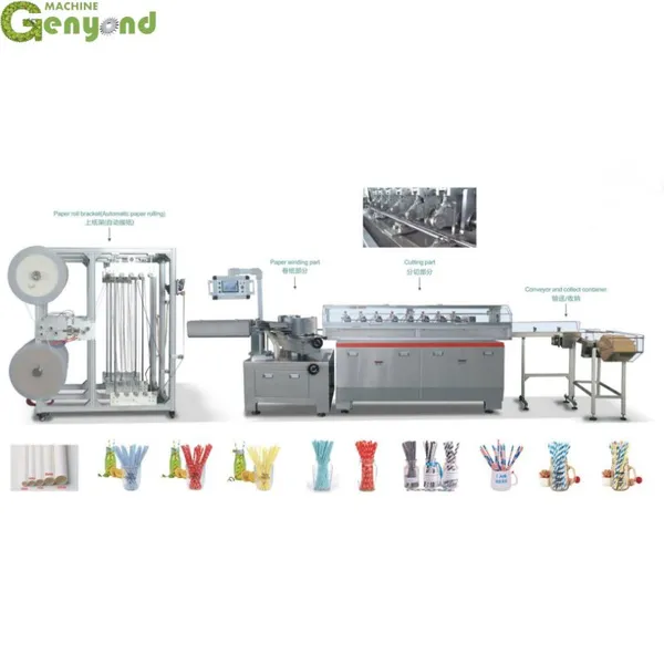 High Speed Green Enviramental Paper Straw Making Machine Fully Automatic Paper Drinking Sucker Pipet Machine photo-6