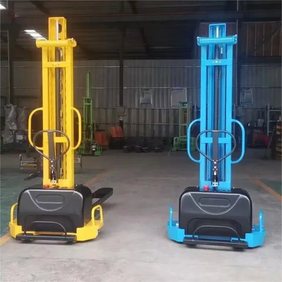 500kg 700kg 100kg Semi Electric Self Lifting Stacker Semi-Electric 1000kg Guter Preis