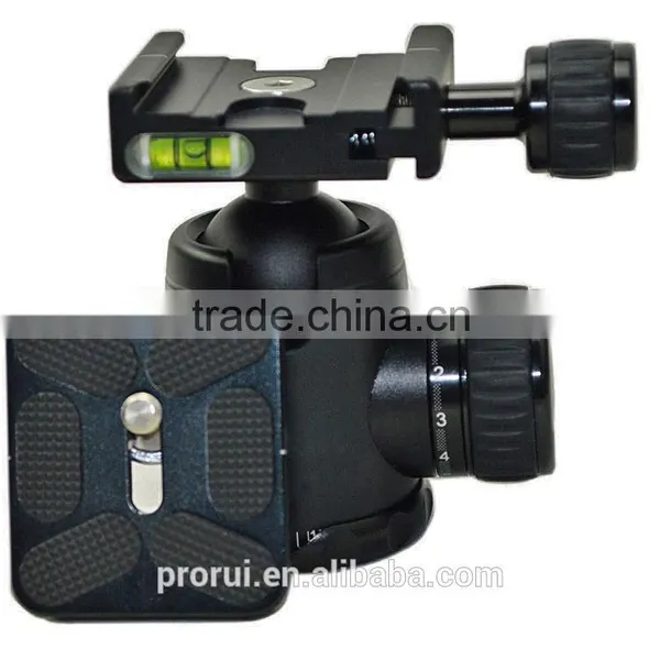 1/4" Screw Photography Camera Tripod Ball Head 360 Degree Fluid Rotation Ballhead For DSLR Camera photo-3