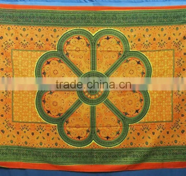 Ethnic Vintage Bedsheet Home Decor Bedspread Gypsy Bed Cover photo-3