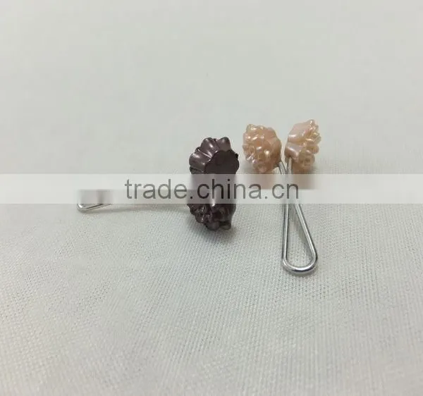 2016 New Hot Design Muslim Colorful Flower Hijab Safty Pin Metal Scarf Clip Wholesale PDJ0122 photo-4
