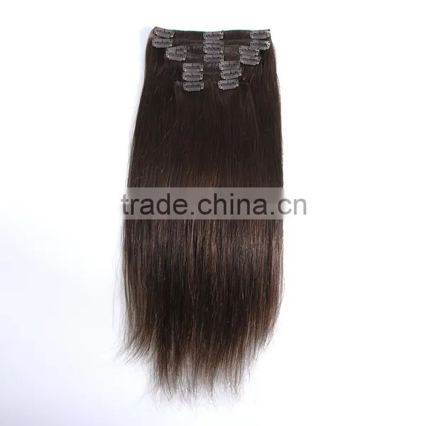 Best Seling Remy Human Hair Clip In Hair Extension, Double Drawn Wholesale 100g Clip In Hair Extension photo-2