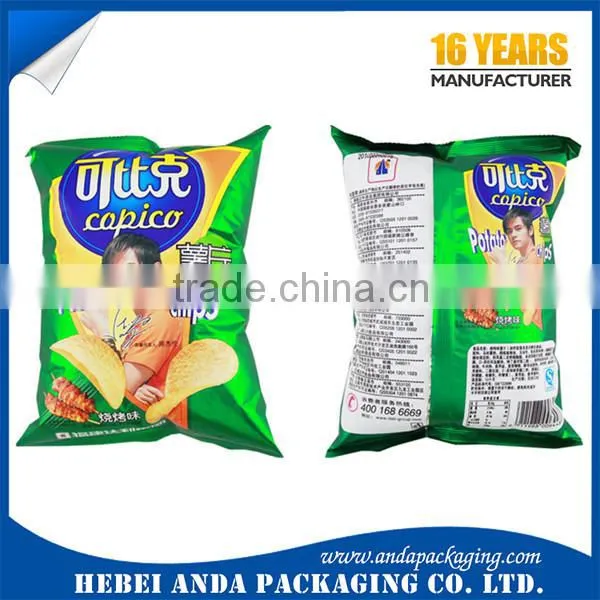 Flexible Packaging Potato Chips Packaging Material/potato Chips Packaging Bag/snack Plastic Film Roll photo-2