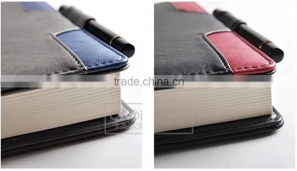 Top Grade Factory Competitive Price pu Leather Notebook With Pen photo-5