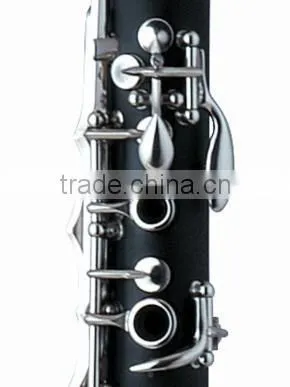 High Grace Hard Rubber Clarinet Nickel Palted Keys White Copper Keys photo-2