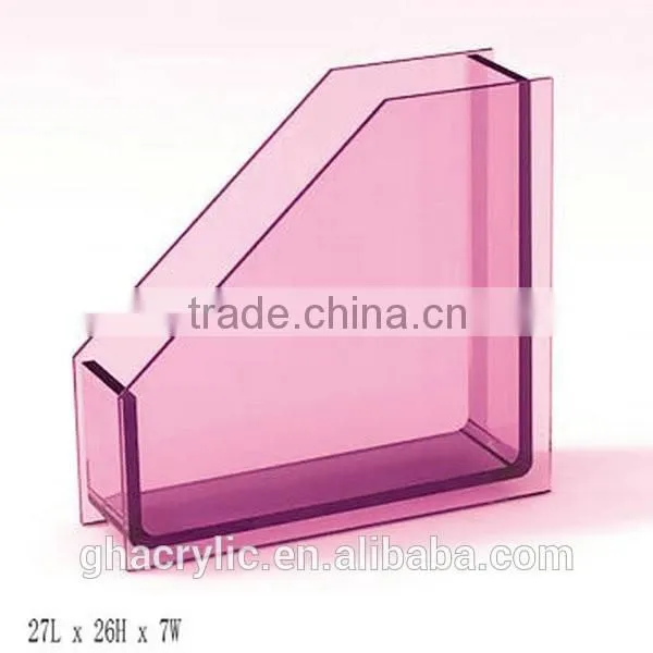 GH-RZ597 High-end and High Grade Custom Promotion Retail Acrylic Magazine Rack,customized Acrylic Magazine Rack photo-5