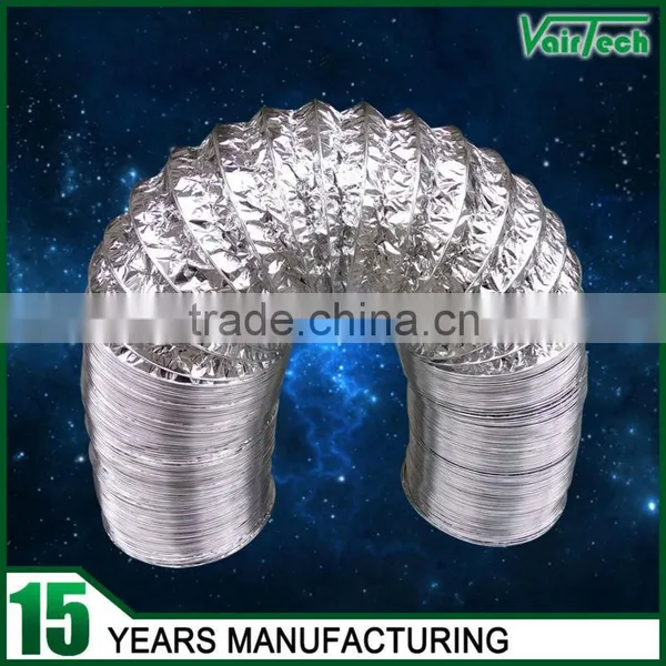 60~500mm Hvac Ducting Fire Resistant Aluminum Foil Flexible Duct Machine photo-4