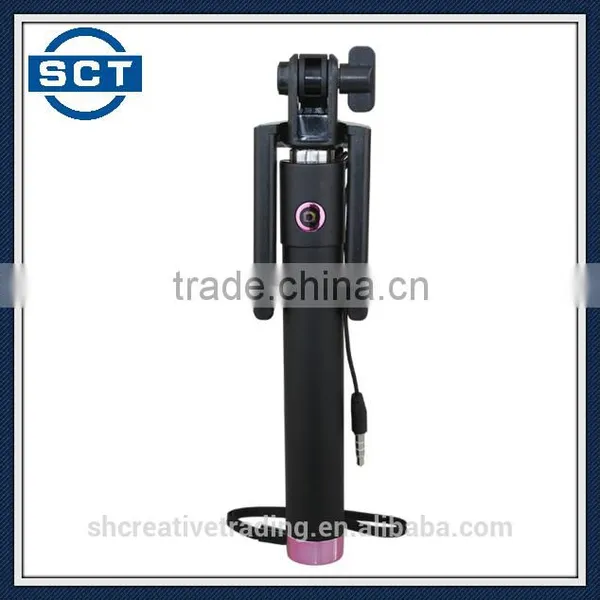 Monopod Selfie Stick Telescopic Wired With Remote Holder photo-3