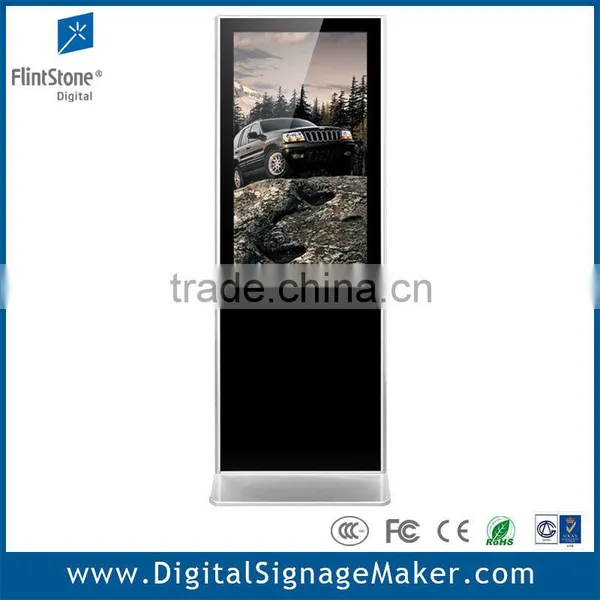 42" Large Lcd Floor Standing Digital Advertising Screen