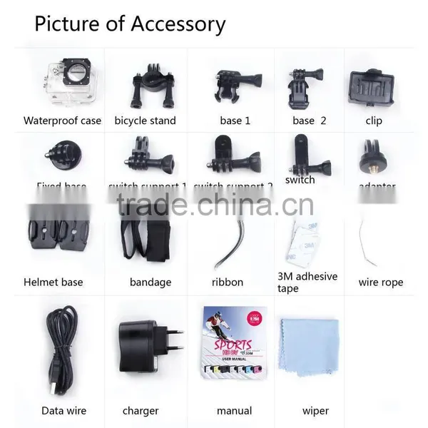Full HD Helmet Sport Action Camera Wholesale photo-6