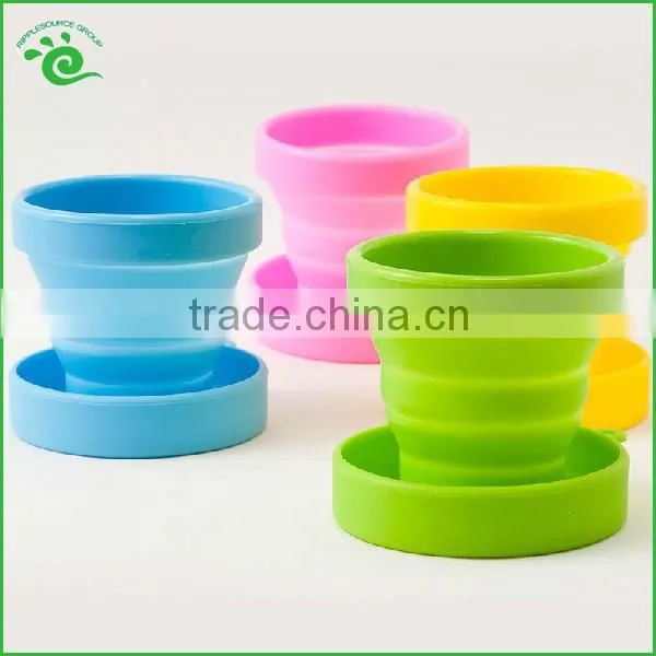 2015 Portable Heat Resistance Folding Silicone Cup for Travel photo-2