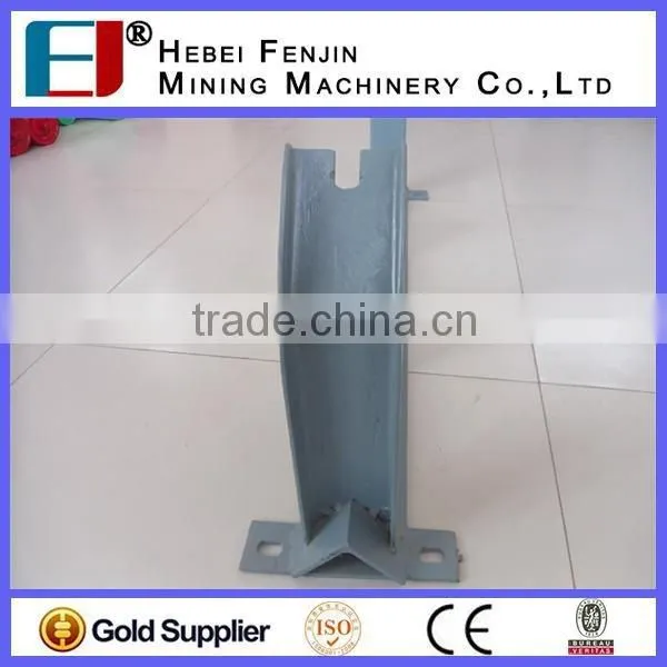 ISO Standard Electricity Spray Painting Steel Support Bracket For Conveyor Idler Roller photo-2