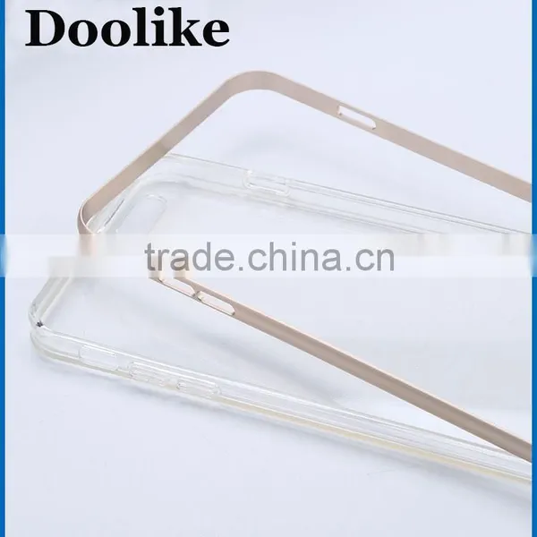 For IPhone 6S / IPhone 6S Plus Fashion 2 in 1 360 Degree Full Protective Crystal Tpu Case photo-3