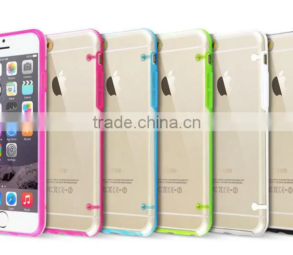 TPU Rubber Gel Ultra Thin Transparent Clear Protective Case Cover for Iphone 6s photo-2