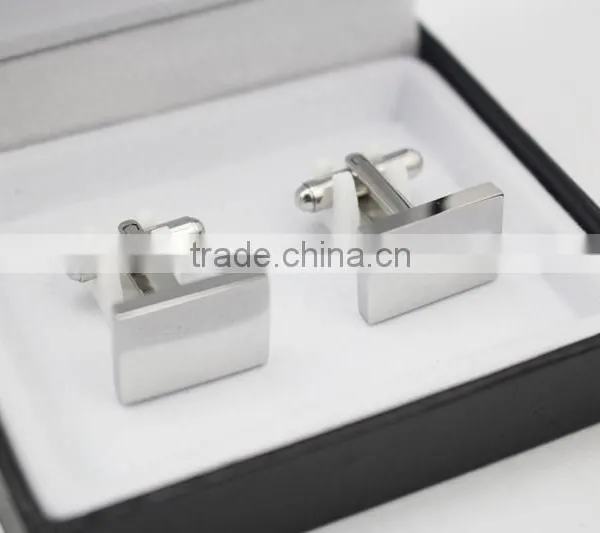Fashion 316L Stainless Steel Factory Wholesale Cufflink With Box photo-6