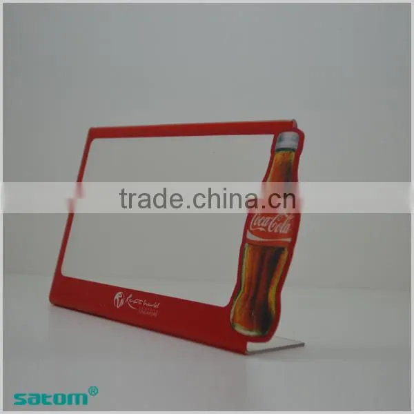 Unique Beer Shape Double-Side Printing Table Talkers Acrylic Menu Holder Paper Holder Quality Choice photo-6