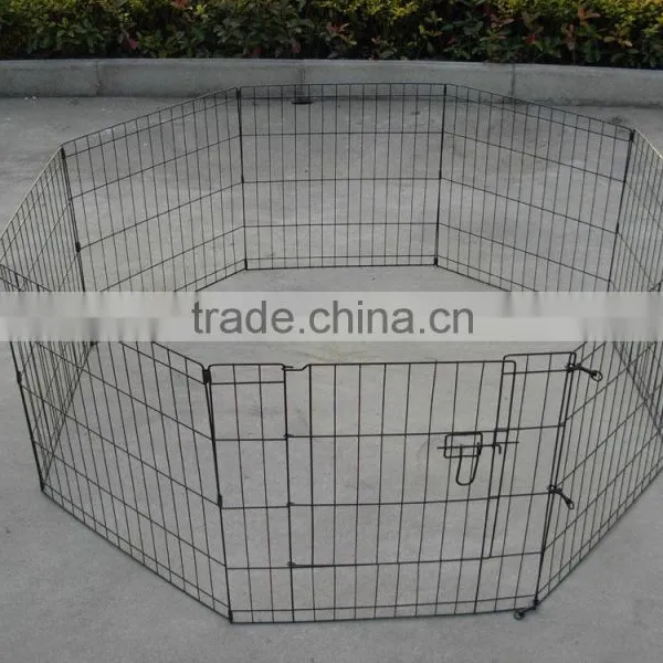 Cheap Heavy Folding Wire 8 Elements Metal Pet Enclosure Dog Play Pen