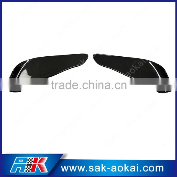 Carbon Fiber Front Bumper Splitter Wings Canards photo-2
