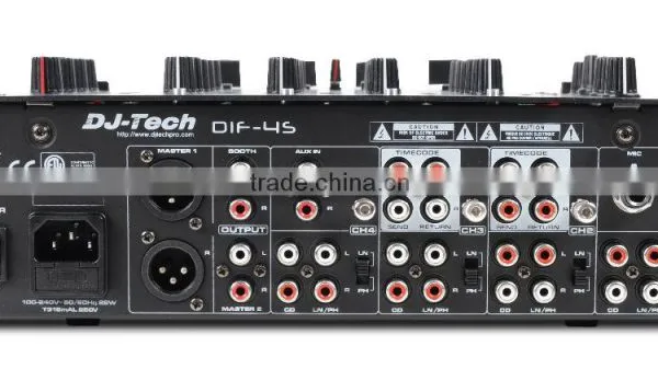 Fidek DJ Mixers 4-channel 5 High-quality Digital Performance Effects in Stadio Quality Innofader as Crossfader Audio Mixer photo-2
