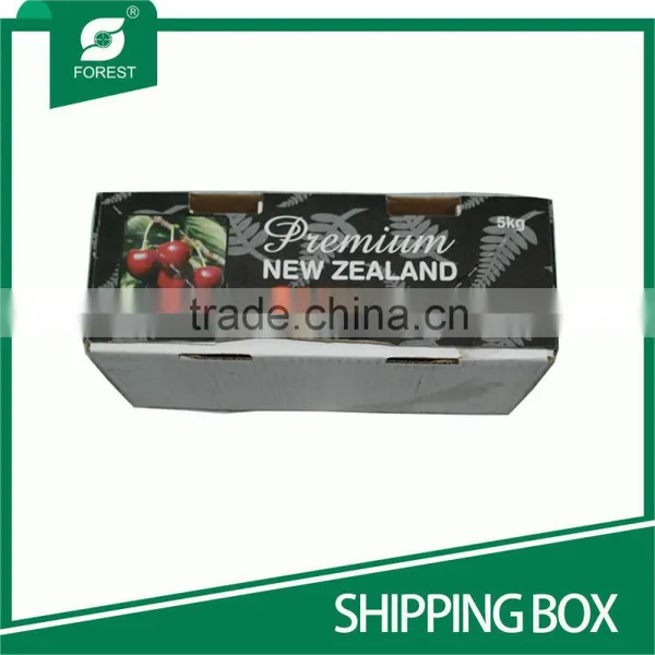 WAX-COATED CORRUGATED SHIPPING BOX FOR MOVING FRESH VEGETABLE AND FRUITS photo-2