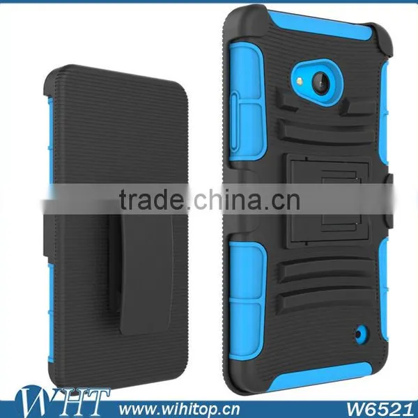 Shockproof Case for Nokia Lumia, Holster Case for Nokia Lumia 640 With Stand Function photo-4